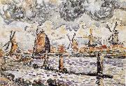 Paul Signac Abstract oil painting